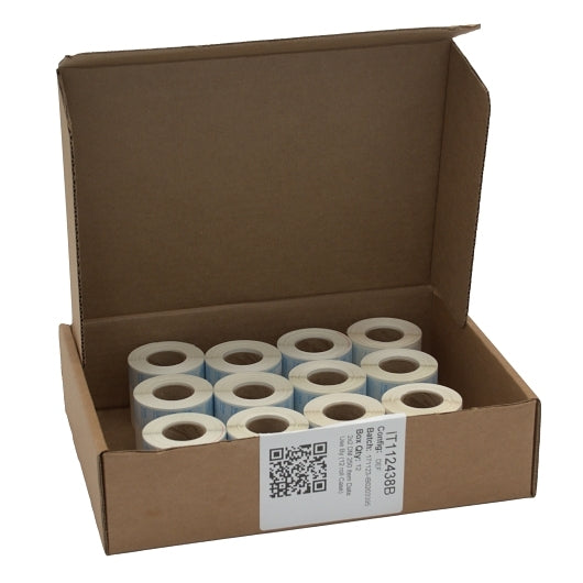Daymark DissolveMark-Dissolvable Adhesive 2 inch X 2 Inch Square Item Date Use By Label, 12 x 250 ct Case - DOT product image 4