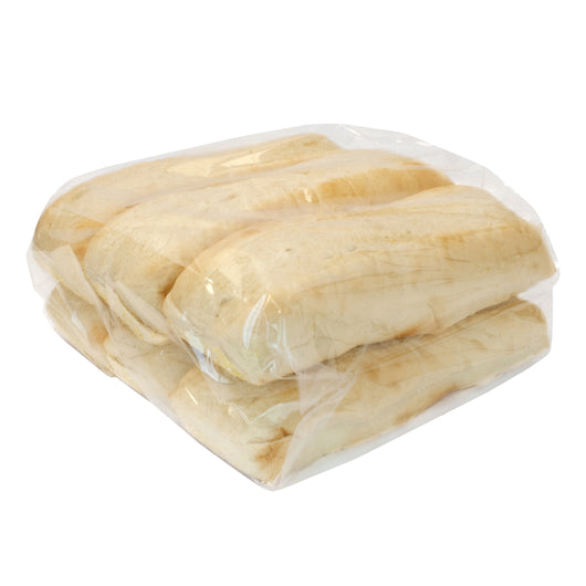 Alpha Baking 8 inch Split Top Hoagie French Roll, 8 x 6 x 4.25 oz Case - Breads, Rolls & Buns