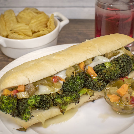 Alpha Baking 8 inch Split Top Hoagie French Roll, 8 x 6 x 4.25 oz Case - DOT product image 4