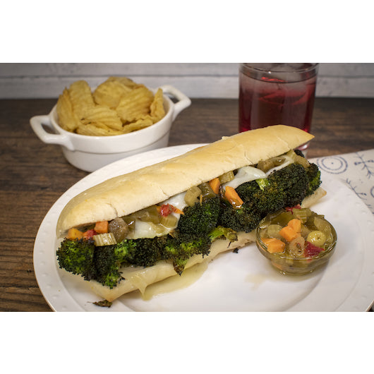 Alpha Baking 8 inch Split Top Hoagie French Roll, 8 x 6 x 4.25 oz Case - DOT product image 3