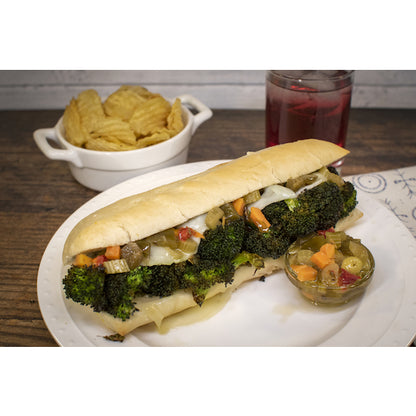 Alpha Baking 8 inch Split Top Hoagie French Roll, 8 x 6 x 4.25 oz Case - DOT product image 3