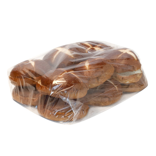 Alpha Baking Pretzel Hamburger Bun, 6 x 4 oz Case - Breads, Rolls & Buns