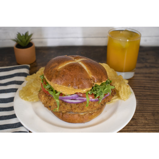 Alpha Baking Pretzel Hamburger Bun, 6 x 4 oz Case - DOT product image 3