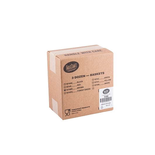 Tablecraft 9.375 Inch X 6 Inch X 1.375Classic Oval Brown Basket, 1 x 36 each Case - DOT product image 6