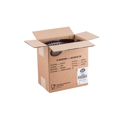 Tablecraft 9.375 Inch X 6 Inch X 1.375Classic Oval Brown Basket, 1 x 36 each Case - DOT product image 5