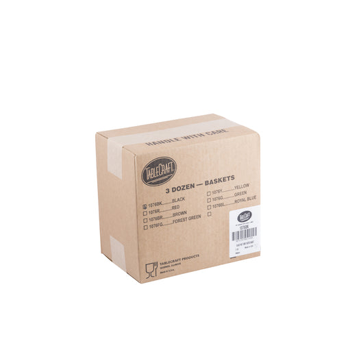 Tablecraft 10.5 Inch X 7 Inch X 1.5 Inch Chicago Oval Platter Black Basket, 1 x 36 each Case - DOT product image 5
