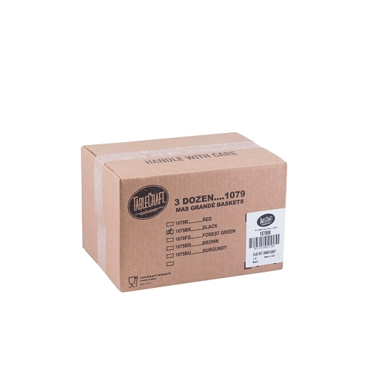 Tablecraft Mas Grande Black Basket, 1 x 36 each Case - DOT product image 7