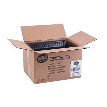 Tablecraft Mas Grande Black Basket, 1 x 36 each Case - DOT product image 6
