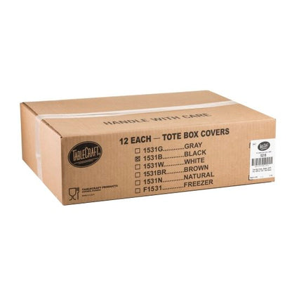Tablecraft Black Tote Box Cover, 1 x 1 each Case - DOT product image 4