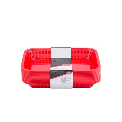 Tablecraft CASH & CARRY GRAND RED BASKET, 3 x 12 ct Case - Alternate product angle or state