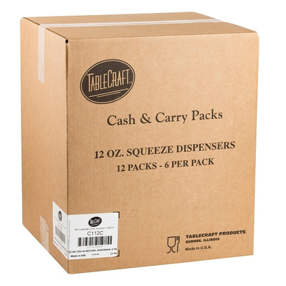 Tablecraft SQUEEZE BOTTLE 12 OUNCE, 12 x 6 ct Case - DOT product image 2