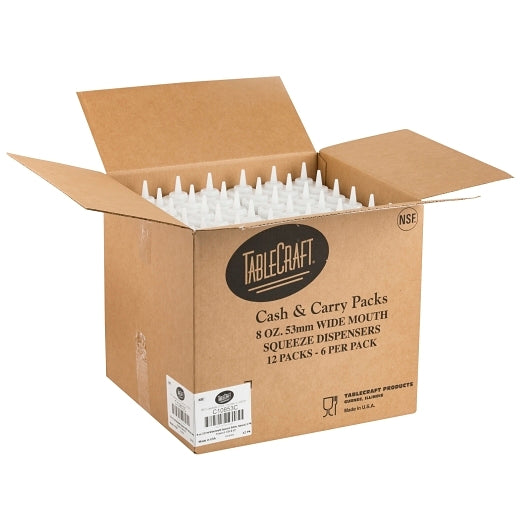 Tablecraft Products C10853C Widemouth, 8 Oz./237 Ml, Natural (Pack Of 72) - DOT product image 1