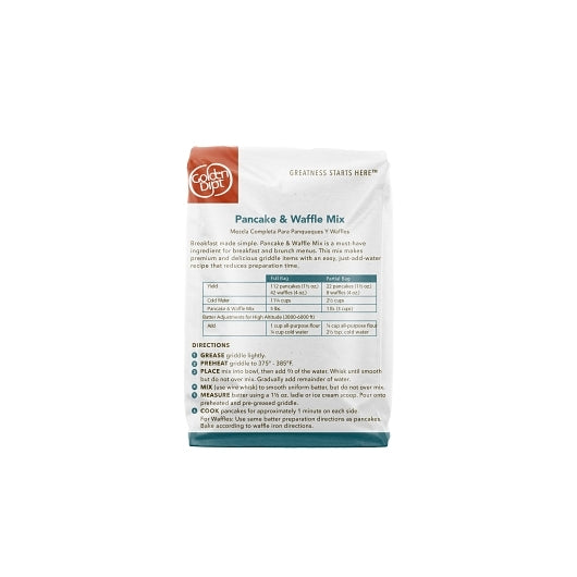 Griddle Mix Pancake Griddle Pancake And Waffle Mix, 6 x 5 lb Case - DOT product image 3