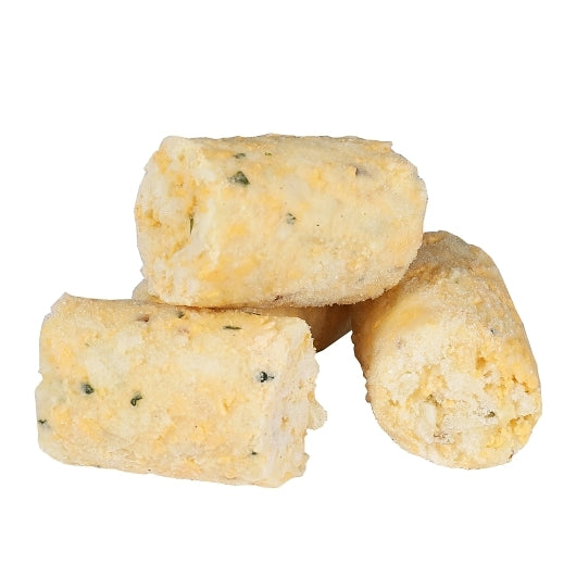 Stone Gate Foods Jumbo Cheddar & Chive Stuffed Potato, 1 x 160 x 1 oz Case - Frozen Potatoes Sides
