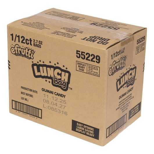 Efrutti Lunch Bag Gummy Candy, 12 x 2.7 oz Case - Candy & Confections
