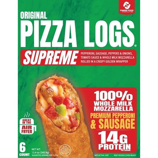 The Original Pizza Logs Supreme Pizza Logs, 6 x 12.4 oz Case - Prepared Foods - image 2