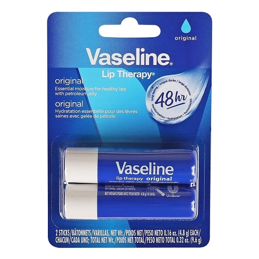 Vaseline Original Lip Twin Pack, 2 x 10 x 0.32 oz Case - Health & Personal Care - image 2