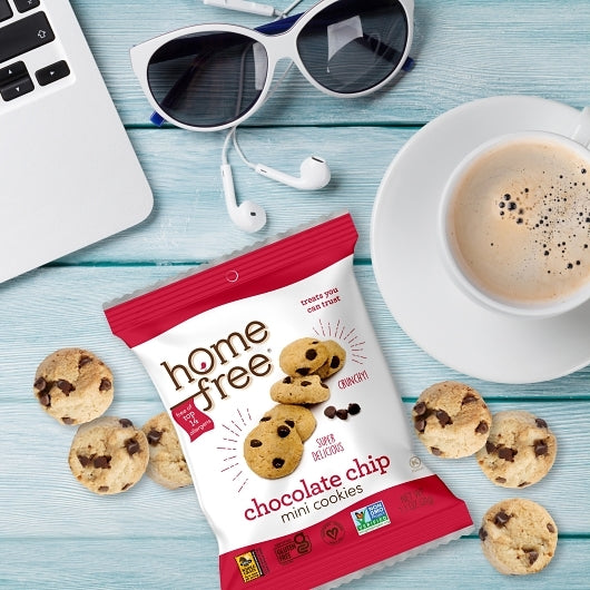 Homefree Gluten-Free Chocolate Chip Mini Cookies, 64 x 1.1 oz Case - DOT product image 5