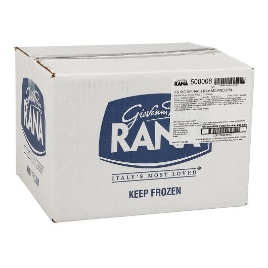 Rana Ricotta and Ricotta & Spinach Ravioli, 2 x 3 lb Case - DOT product image 3