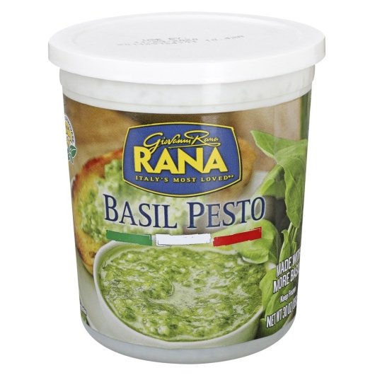 Rana Meals Solutions Basil Pesto Sauce, 4 x 30 oz Case - Condiments & Sauces