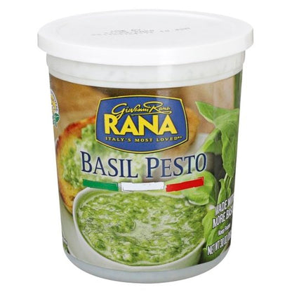 Rana Meals Solutions Basil Pesto Sauce, 4 x 30 oz Case - Condiments & Sauces