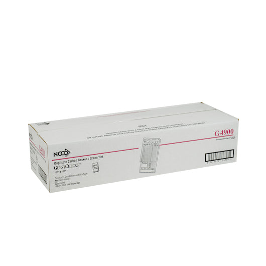 National Checking Guestcheck National Checking 4.25 Inch X 8.25 Inch 2 Part Carbon Green Tint 16 Line Guest Check, 1 x - DOT product image 2