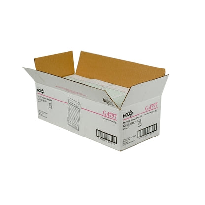 NCCO National Checking 4.25 Inch X 7.25 Inch 2 Part Green Tint Carbonless 13 Line Guest Check, 1 x 2000 each Case - DOT product image 3