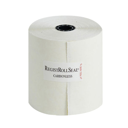 NCCO National Checking Register Roll 3X90' Carbonless 1-50 Roll, 1 x 50 RL Case - Guest Checks & Register Rolls