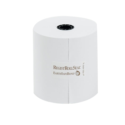NCCO National Checking Register Roll 3 Inch White 1 Ply 165' 1-50 Roll, 50 x 50 RL Case - Guest Checks & Register Rolls