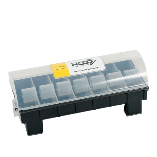 NCCO Labelocker Dispenser 1 Inch Rolls 7 Day, 1 x 1 each Case - Guest Checks & Register Rolls
