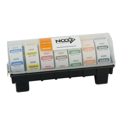 National Checking Company National Checking Label Locker 1 Inch Day Of Week Permanent Dispenser, 1 x 1 ct Case - Guest