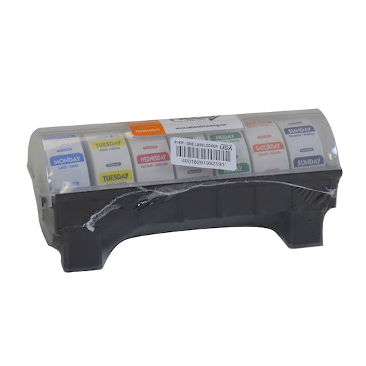 National Checking Company National Checking Label Locker 1 Inch Day Of Week Permanent Dispenser, 1 x 1 ct Case - DOT product image 2