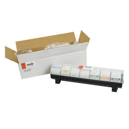 NCCO National Checking Label Locker 2 Inch X 3 Inch Day of the Week Removeable Plastic Dispenser, 1 x 1 ct Case - DOT product image 7