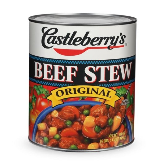 Castleberry Stew Beef Stew, 6 x 106 oz Case - DOT product image 2
