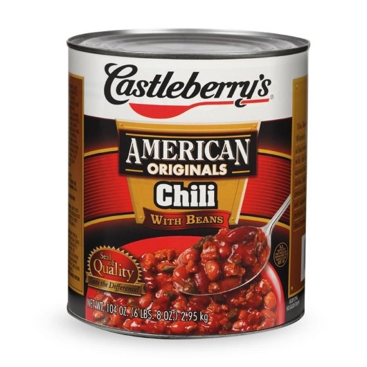 Aunt Kittys Chili With Beans, 6 x 106 oz Case - DOT product image 2