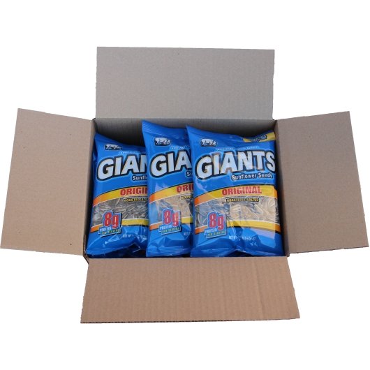 Giant Snack Inc Original Roasted & Salted Seeds, 12 x 5.75 oz Case - DOT product image 3