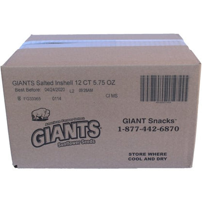 Giant Snack Inc Original Roasted & Salted Seeds, 12 x 5.75 oz Case - DOT product image 6