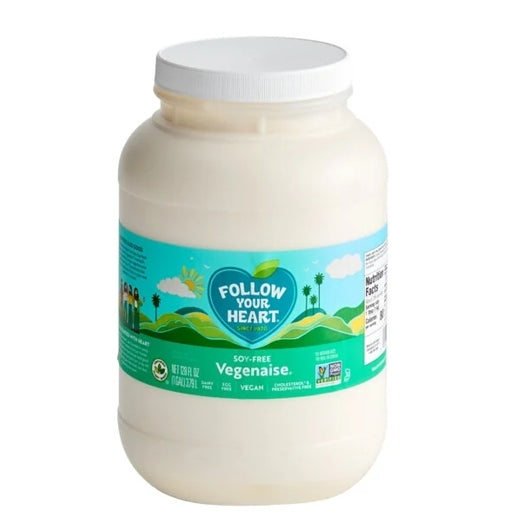 Follow Your Heart Soy Free Vegan Mayonnaise Bulk, 4 x 1 GA Case - Condiments & Sauces