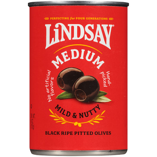 Lindsay Pitted Ripe Medium Domestic Olives Canned, 24 x 6 oz Case - DOT product image 8