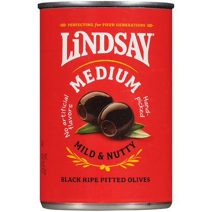 Lindsay Pitted Ripe Medium Domestic Olives Canned, 24 x 6 oz Case - DOT product image 8