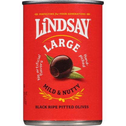 Lindsay Black Pitted Large Domestic Olives Canned, 24 x 6 oz Case - DOT product image 6