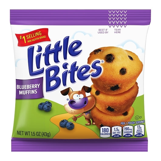 Bimbo Bakehouse Blueberry Mini Muffins, 1 x 20 ct Case - Bakery & Desserts