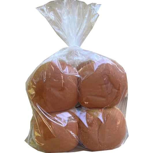 Gonnella Baking Company Plain Hamburger Bun, 12 x 8 x 1.5 oz Case - Breads, Rolls & Buns