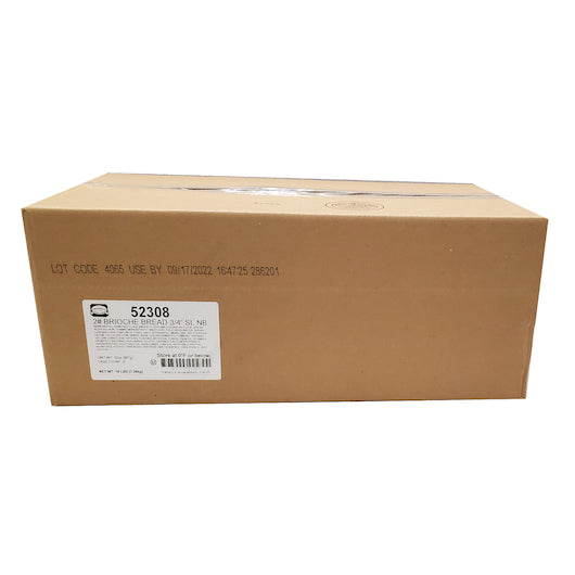 Gonnella Baking Company 3/4 Inch Sliced Brioche Bread, 8 x 32 oz Case - DOT product image 2