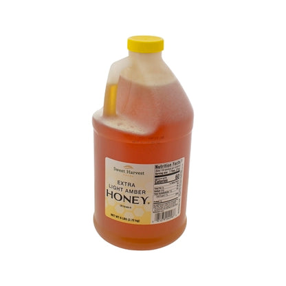 Honey Clover Extra Light Amber Honey Bulk, 4 x 6 lb Case - Pantry Ingredients