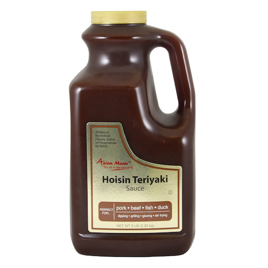 Asian Menu Hoisin Teriyaki Sauce All Natural, 4 x 0.5 GA Case - Condiments & Sauces