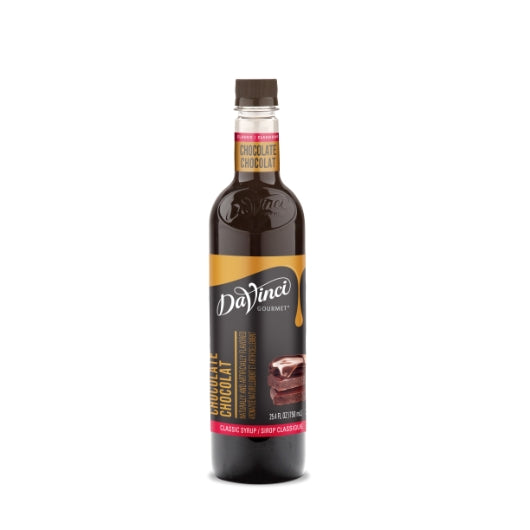 DaVinci Gourmet Chocolate Flavored Syrup, 4 x 750 ML Case - Condiments & Sauces