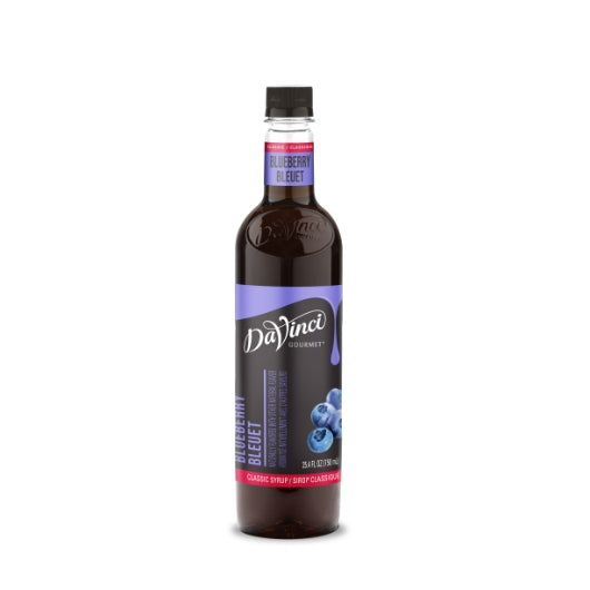DaVinci Gourmet Blueberry Syrup, 4 x 750 ML Case - Condiments & Sauces