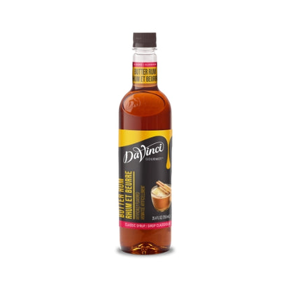 DaVinci Gourmet BUTTER RUM SYRUP, 4 x 750 ML Case - DOT product image 7