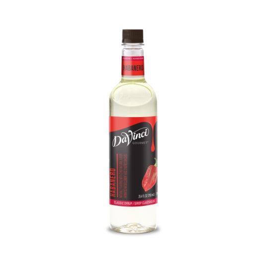 DaVinci Gourmet Habanero Flavored Syrup, 4 x 750 ML Case - Condiments & Sauces